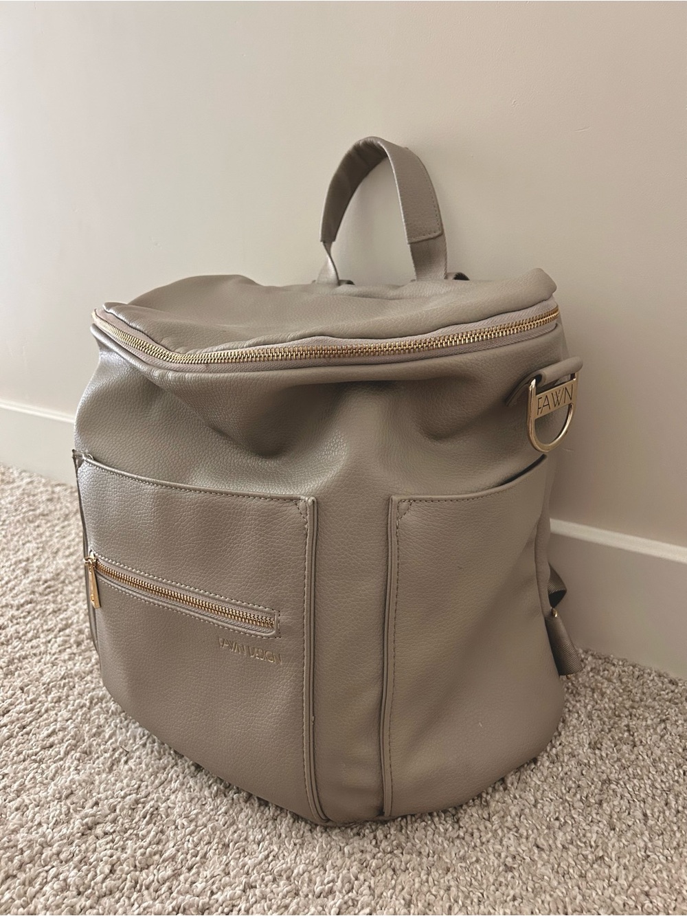 Fawn Design Original Diaper Bag Backpack — Gray